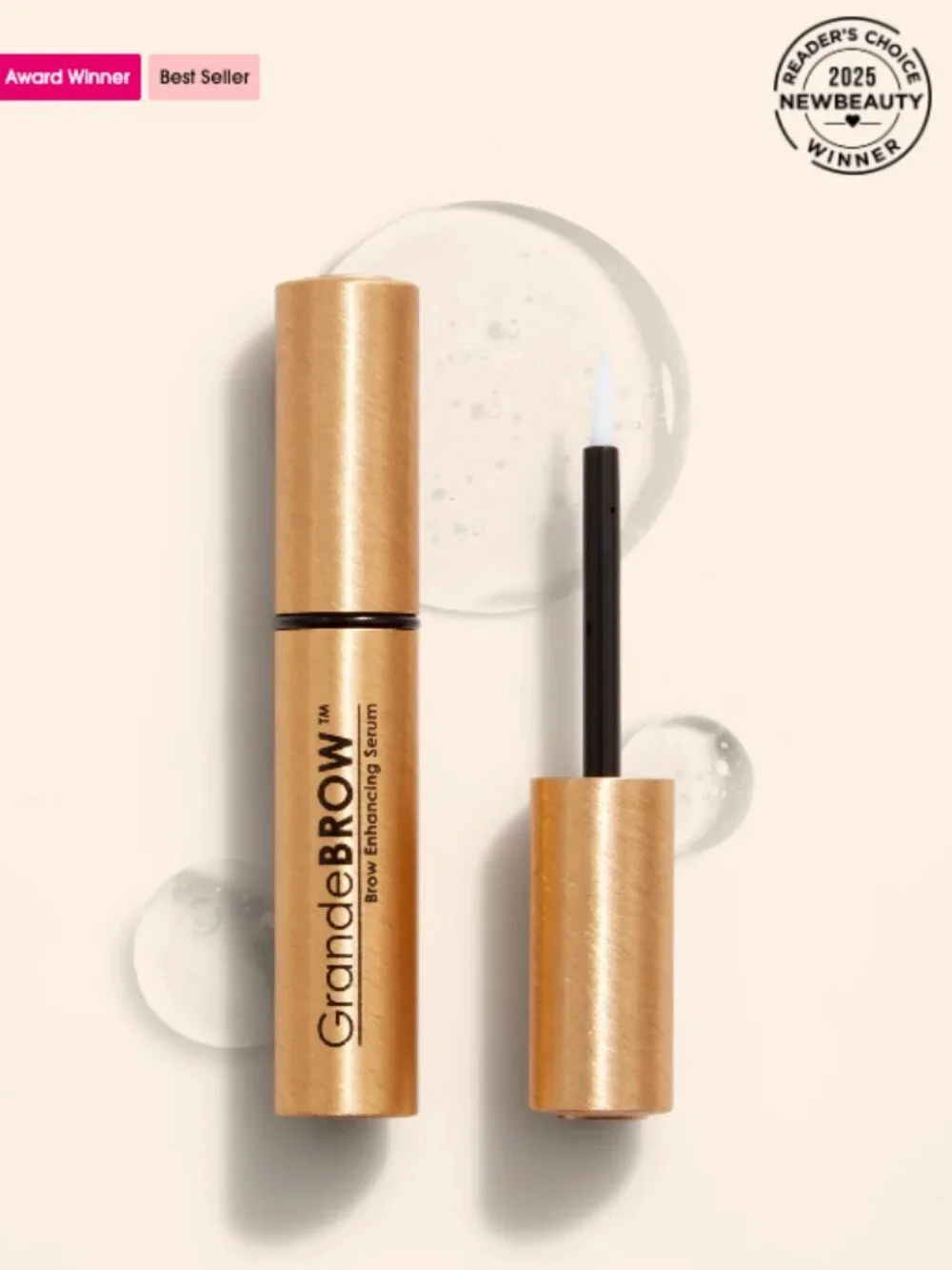 NWT Grande Cosmetics GrandeBROW Brow Serum 1.5 mL